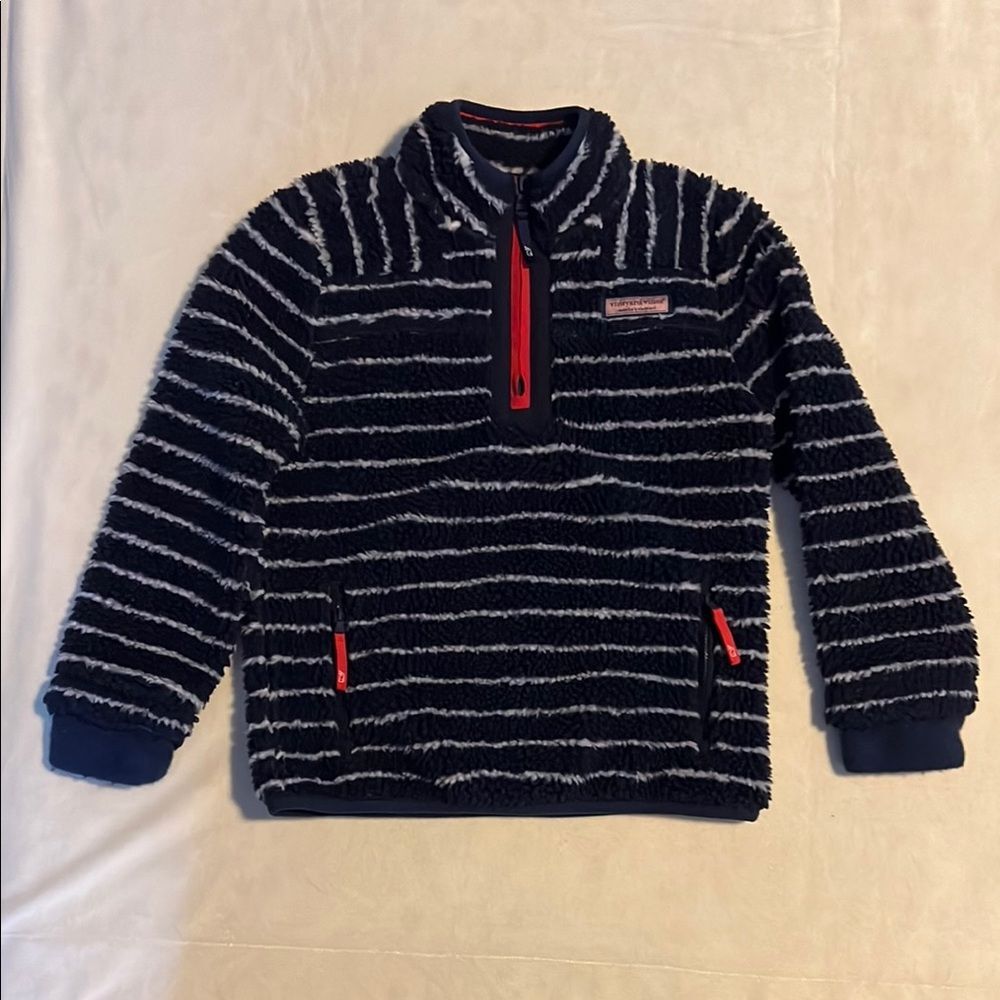 Vineyard Vines Nautical Blue and White Striped Jacket
